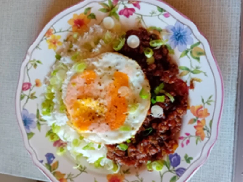 Basmatireis mit Asia-Hackfleisch und Spiegelei - Rezept - Bild Nr. 14