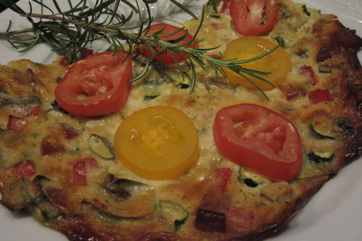 Gemüse: Low-Carb-Gemüsefladen - Rezept - Bild Nr. 17491