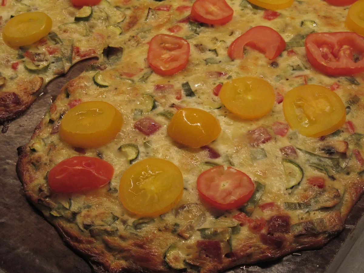 Rezept: Gemüse: Low-Carb-Gemüsefladen Bild Nr. 17497 Gemüse: Low-Carb-Gemüsefladen - Rezept - Bild Nr. 17497