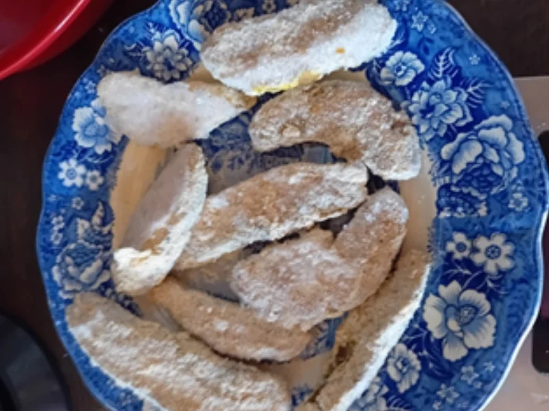 Steinpilzschnitzel mit Honig-Bundmöhren und Buttermilch-Kartoffelstampf - Rezept - Bild Nr. 4