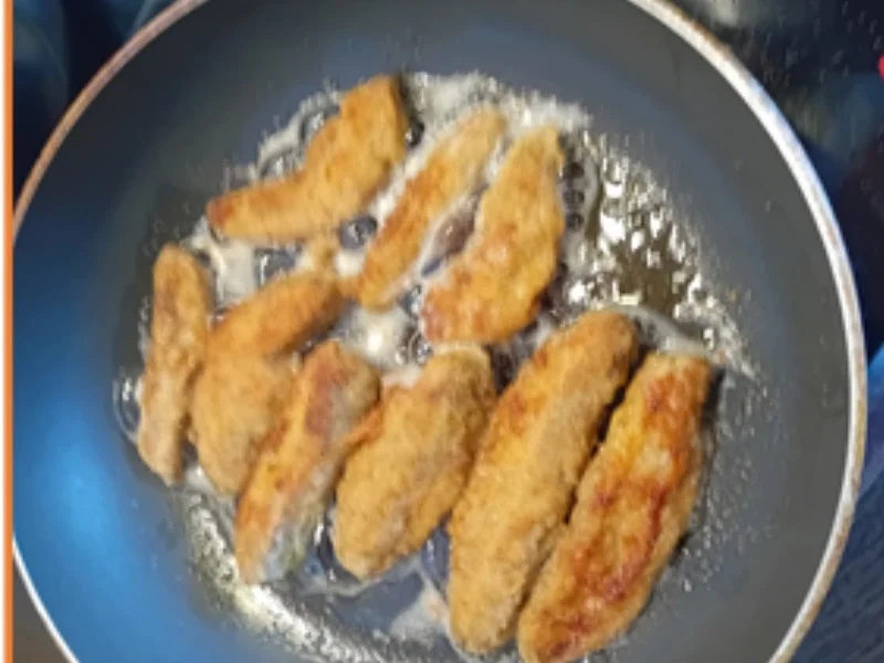 Steinpilzschnitzel mit Honig-Bundmöhren und Buttermilch-Kartoffelstampf - Rezept - Bild Nr. 7