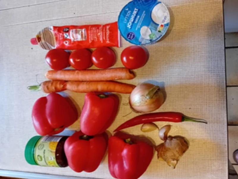 Paprika-Tomaten-Chili-Suppe - Rezept - Bild Nr. 3