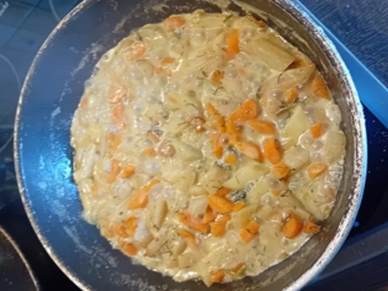 Kabeljaufilet mit Möhren-Kohlrabi-Rahmgemüse - Rezept - Bild Nr. 13