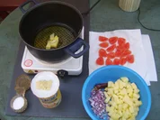 Bratkartoffelwürfel mit Würzfleisch - Rezept - Bild Nr. 17491