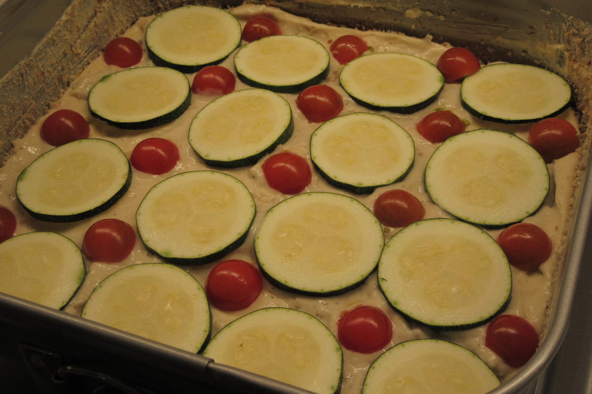 Pikantes Backen: Lachs-Zucchini-Tarte - Rezept - Bild Nr. 17505