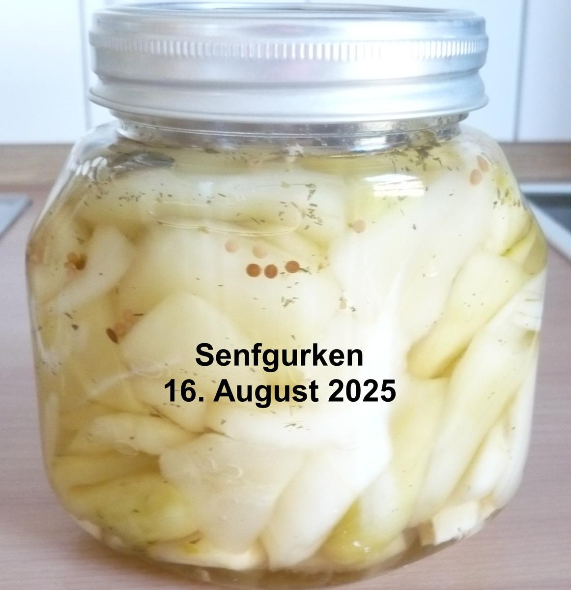 Senfgurken - Rezept - Bild Nr. 17502