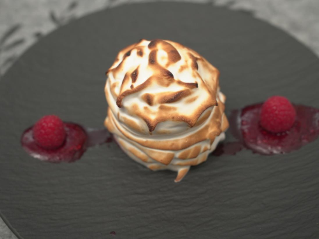 Dekonstruierte gestapelte Zitronenrolle - von Das perfekte Dinner Dekonstruierte gestapelte Zitronenrolle - von Das perfekte Dinner