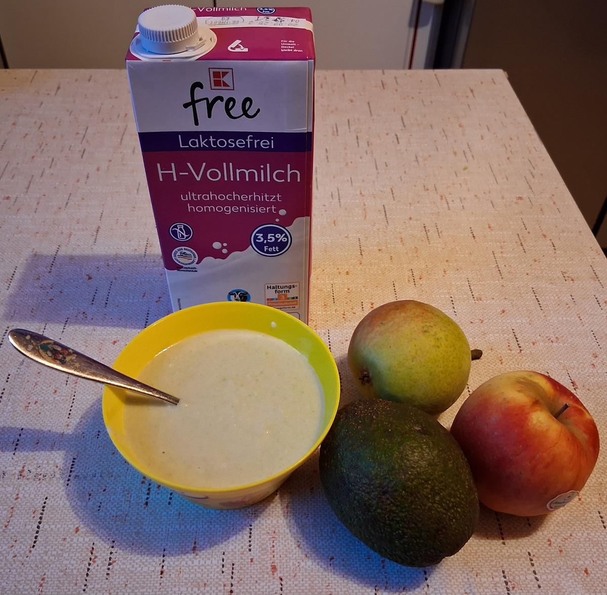 Avocado Apfel Birnen Smoothie - Rezept - Bild Nr. 2