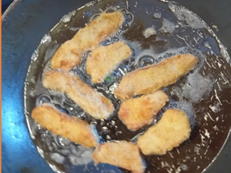 Steinpilz-Schnitzel mit Butter-Buschbohnen und Kümmel-Drillingen - Rezept - Bild Nr. 5
