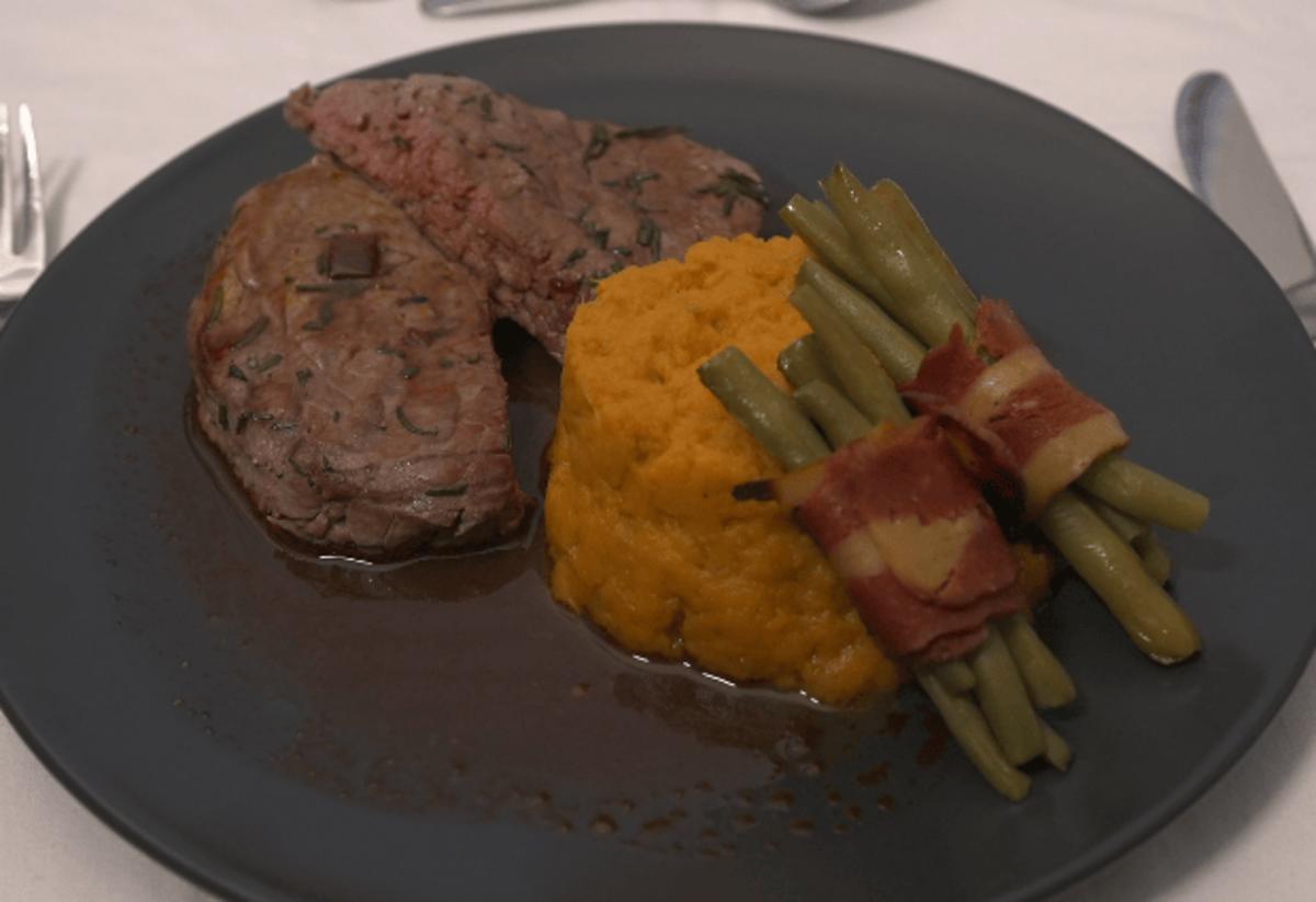 Rinderfilet mit Bohnen und Kartoffeln - Rezept - Bild Nr. 2
