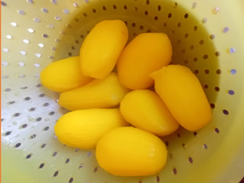 Rezept: Schwartenwurst mit Rotkohl und Drillingen Bild Nr. 7 Schwartenwurst mit Rotkohl und Drillingen - Rezept - Bild Nr. 7