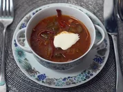 Mecklenburgische Soljanka mit Pumpernickel - Rezept - Bild Nr. 17515