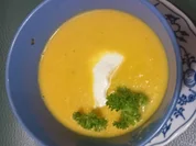 Möhren-Zwiebel-Porree-Apfel-Cremesuppe - Rezept - Bild Nr. 17504