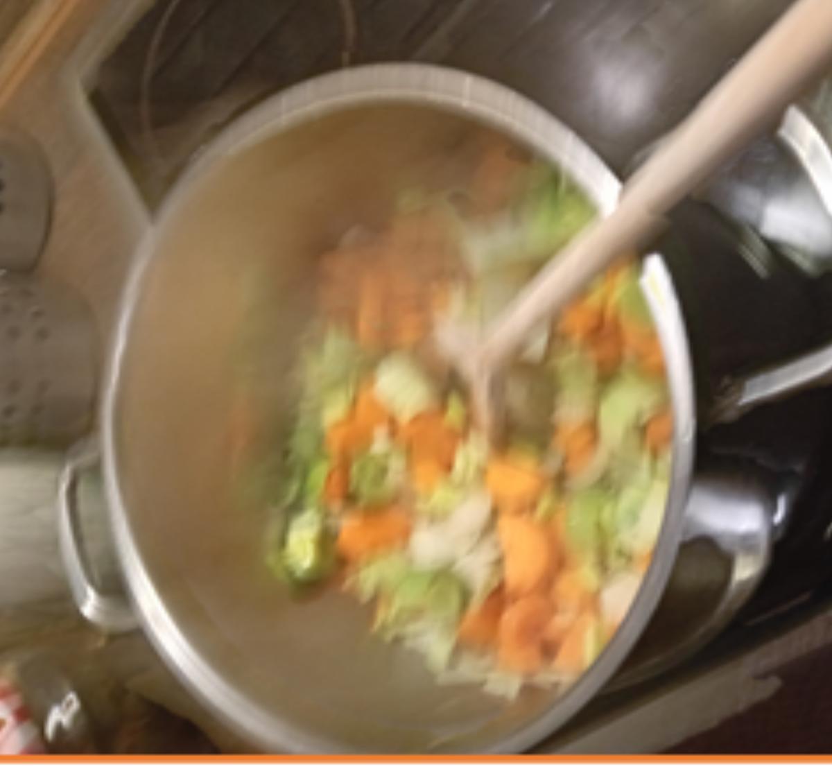 Möhren-Zwiebel-Porree-Apfel-Cremesuppe - Rezept - Bild Nr. 17506
