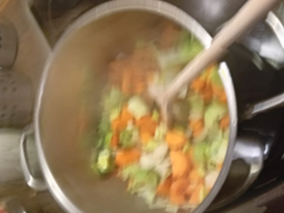 Möhren-Zwiebel-Porree-Apfel-Cremesuppe - Rezept - Bild Nr. 17506