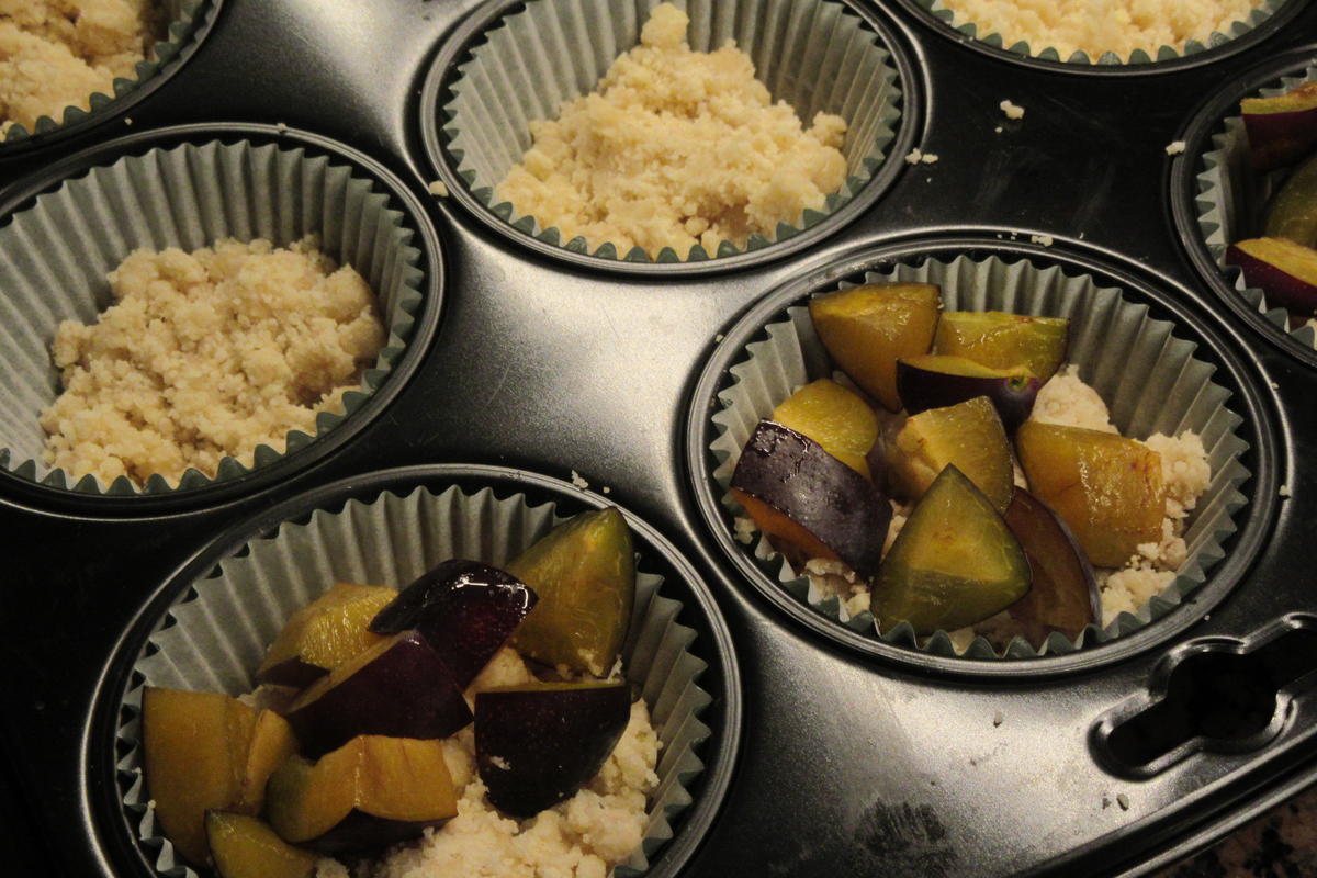 Backen: Streuselmuffins mit Zwetschgen - Rezept - Bild Nr. 17506