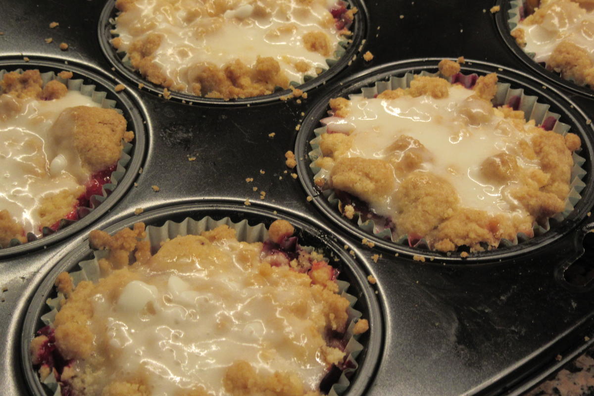 Backen: Streuselmuffins mit Zwetschgen - Rezept - Bild Nr. 17509