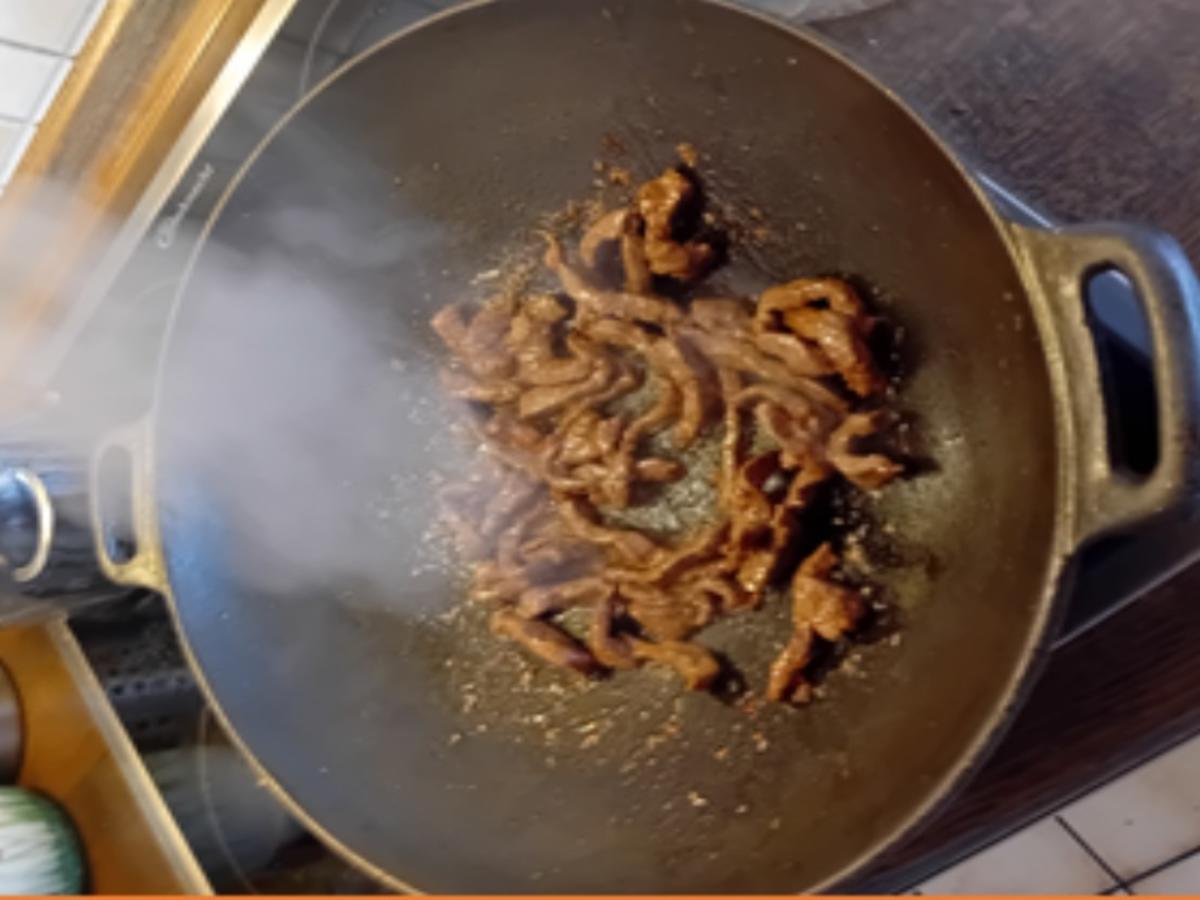Hüftsteak-Gemüse-Wok mit Basmatireis - Rezept - Bild Nr. 8