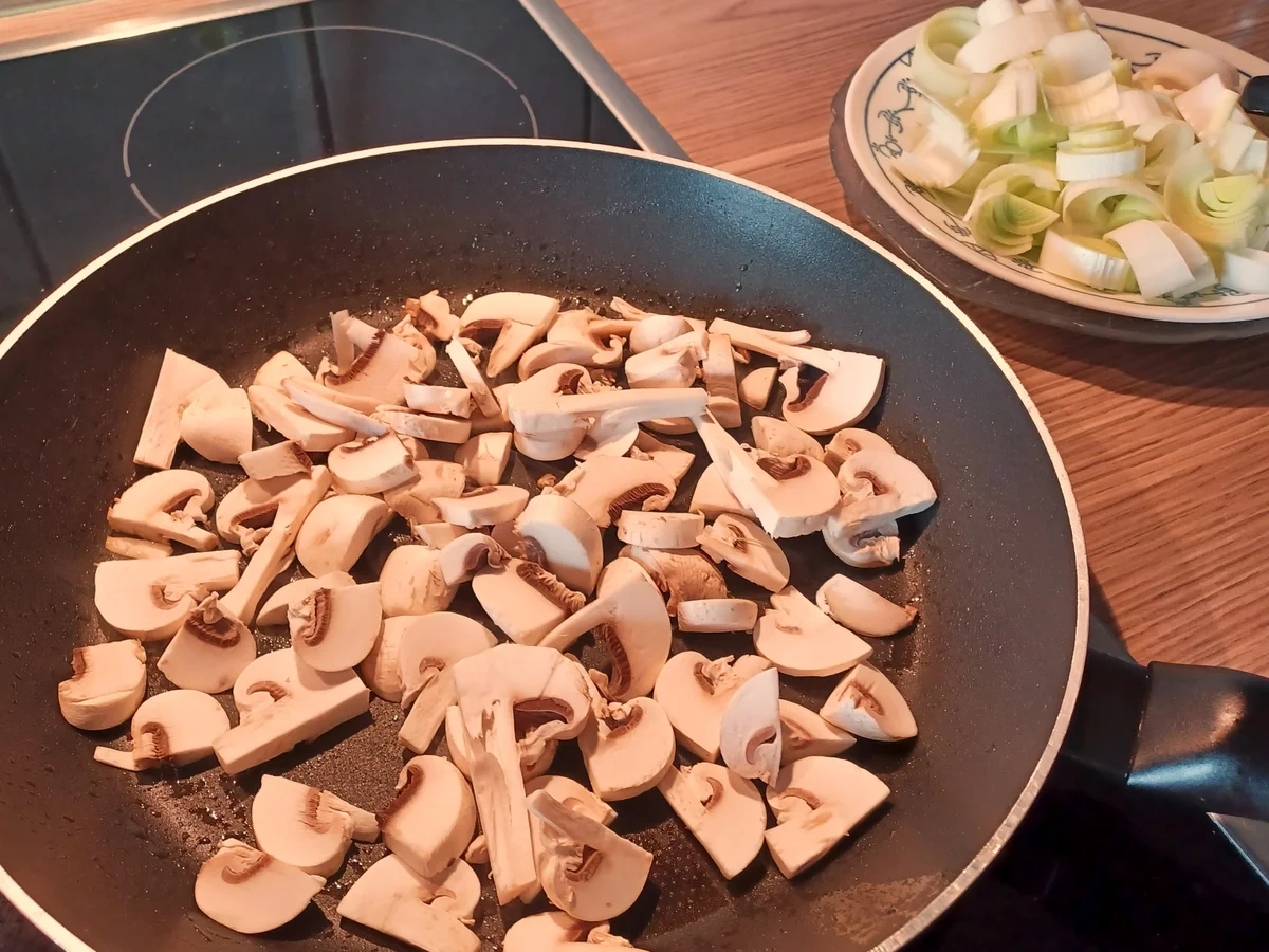 Gnocchipfanne mit Lauch und Champignons - Rezept - Bild Nr. 4