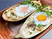 Gebackene Aubergine ???? mit Feta und Ei - Rezept - Bild Nr. 17507