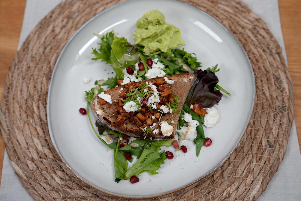 Chrispetta auf Avocado-Feta-Sorbet - Rezept - Bild Nr. 17507