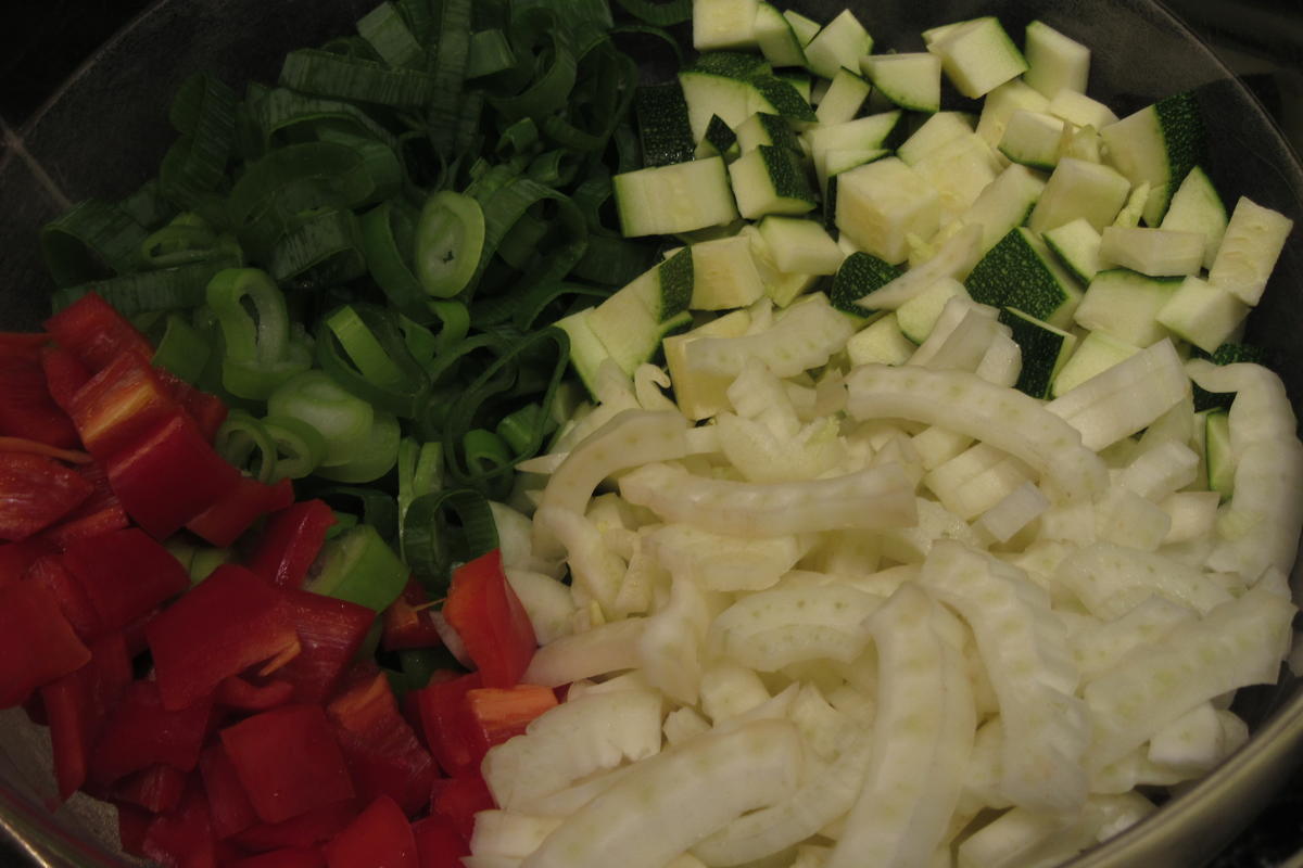 Rezept: Auflauf: Couscous-Gemüse-Auflauf Bild Nr. 17508 Auflauf: Couscous-Gemüse-Auflauf - Rezept - Bild Nr. 17508