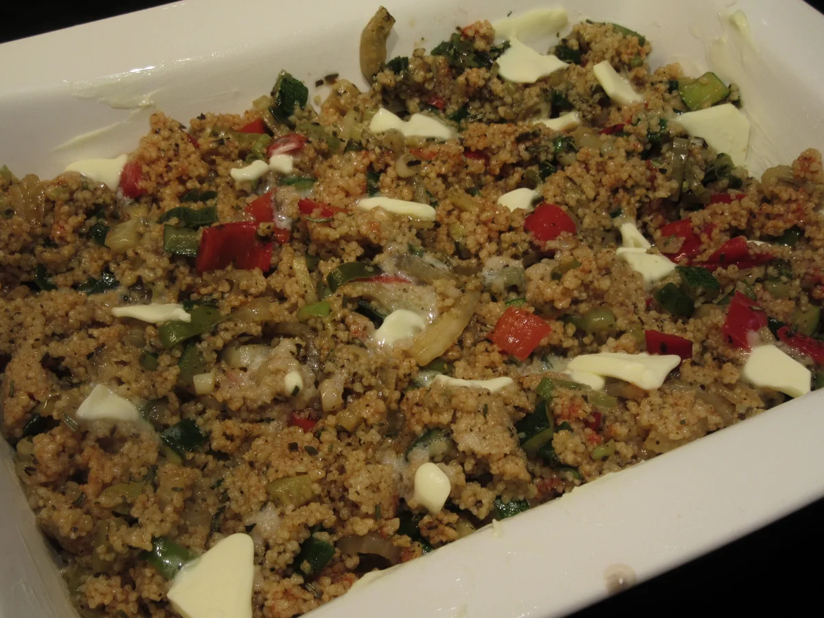 Rezept: Auflauf: Couscous-Gemüse-Auflauf Bild Nr. 17513 Auflauf: Couscous-Gemüse-Auflauf - Rezept - Bild Nr. 17513