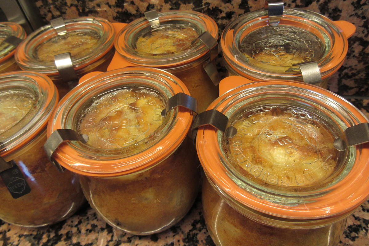 Backen: Apfelkuchen im Glas - Rezept - Bild Nr. 17507