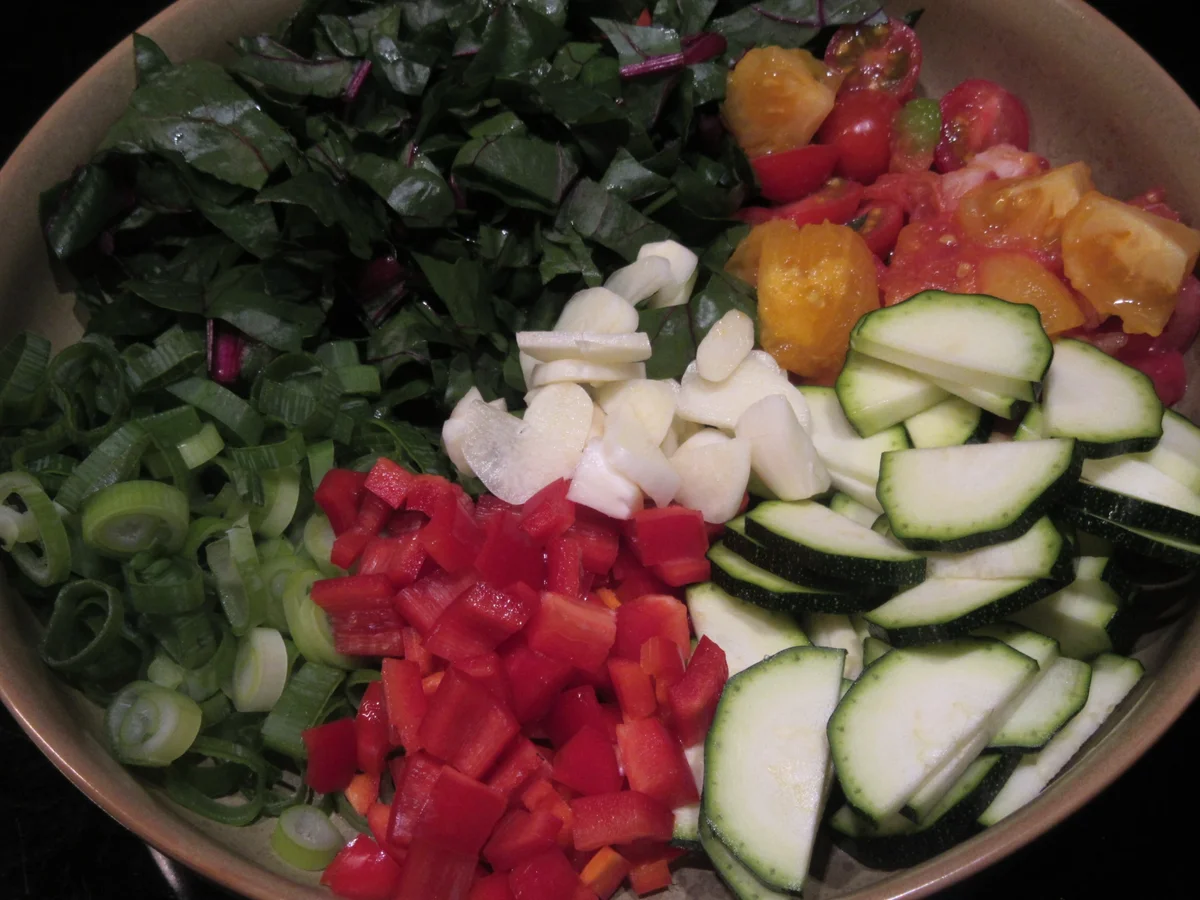 Eier: Mediterrane Eier-Gemüse-Pfanne - Rezept - Bild Nr. 17509