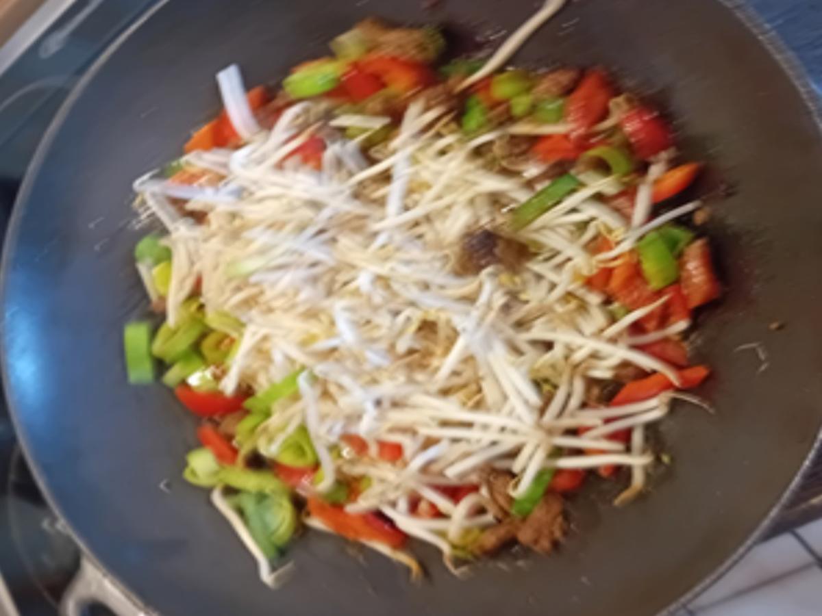 Ingwer-Schweinefilet mit Gemüse und Basmatireis - Rezept - Bild Nr. 12