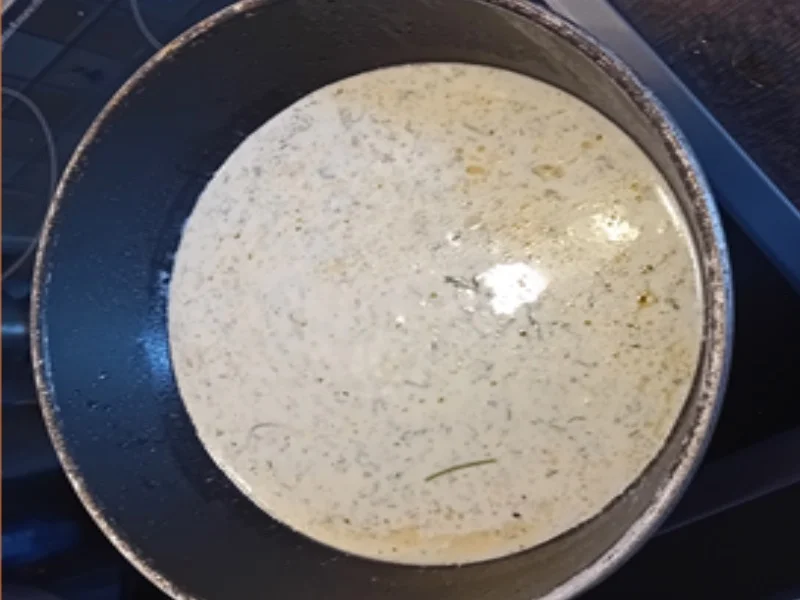 Rezept: Lachs mit Zitronensauce und Reisbandnudeln Bild Nr. 17523 Lachs mit Zitronensauce und Reisbandnudeln - Rezept - Bild Nr. 17523