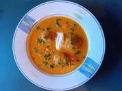 Möhren-Creme-Suppe mit Hackfleischbällchen - Rezept - Bild Nr. 3