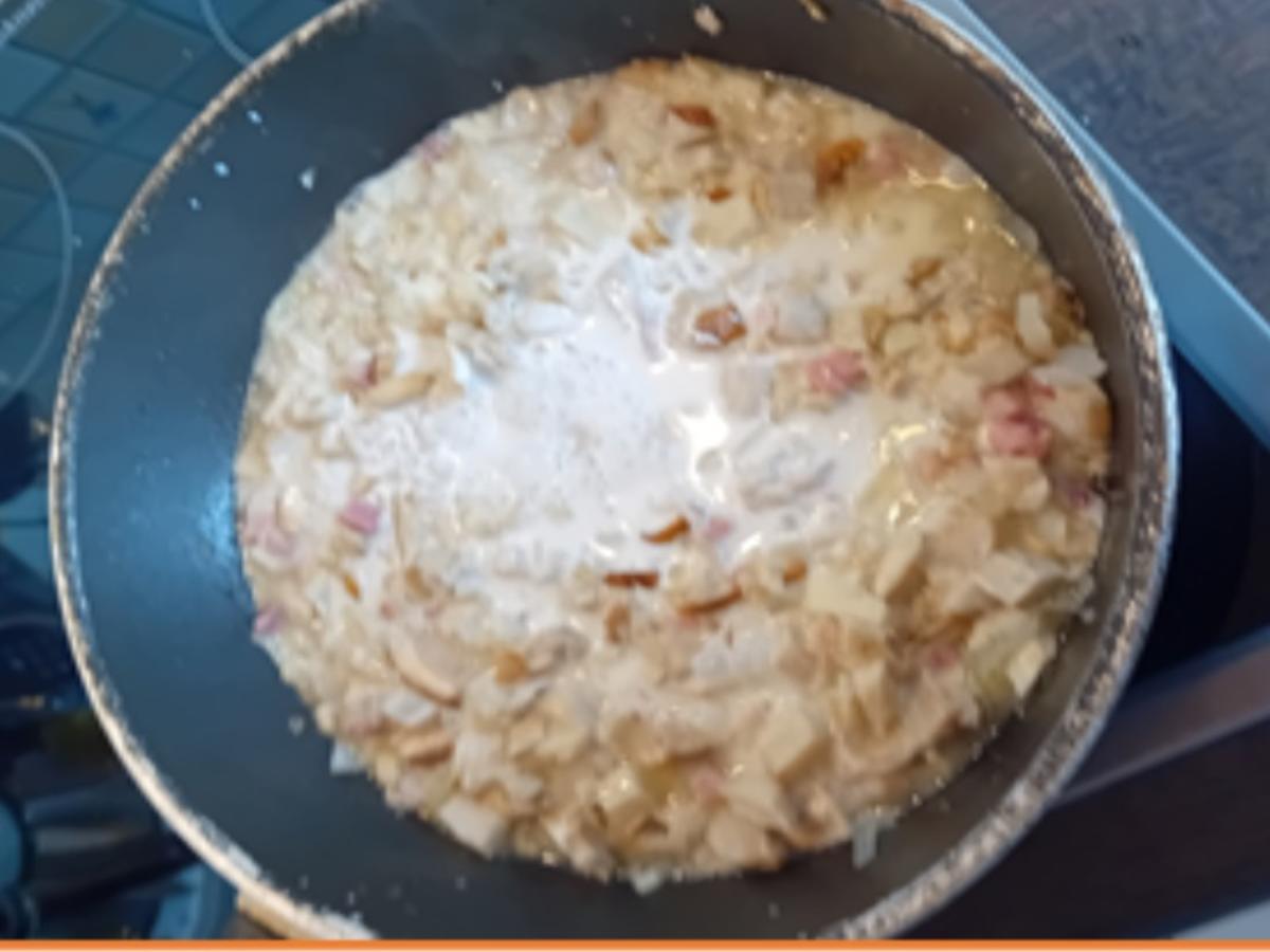 Asiatisch gewürzte Rahmsteinpilze mit Reisbandnudeln in Zitronensauce ...