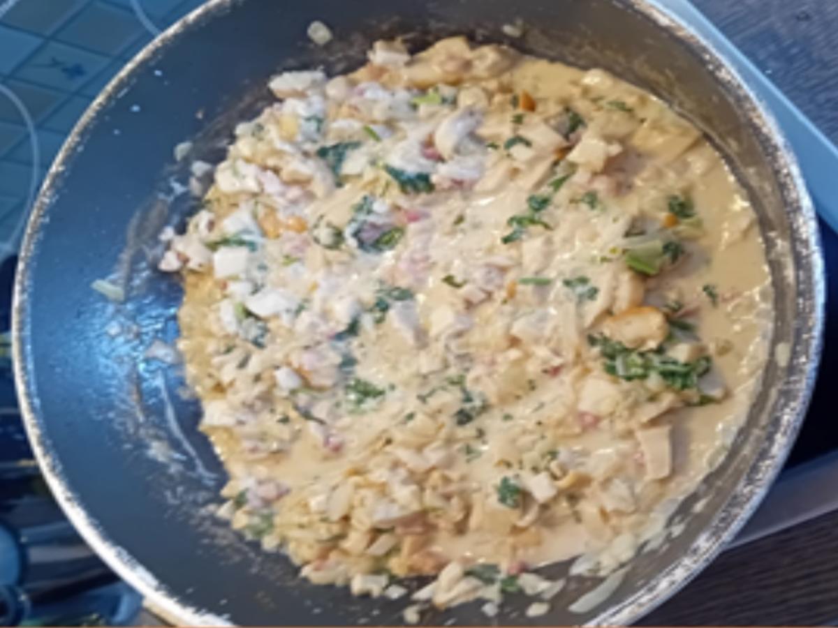 Asiatisch gewürzte Rahmsteinpilze mit Reisbandnudeln in Zitronensauce - Rezept - Bild Nr. 8