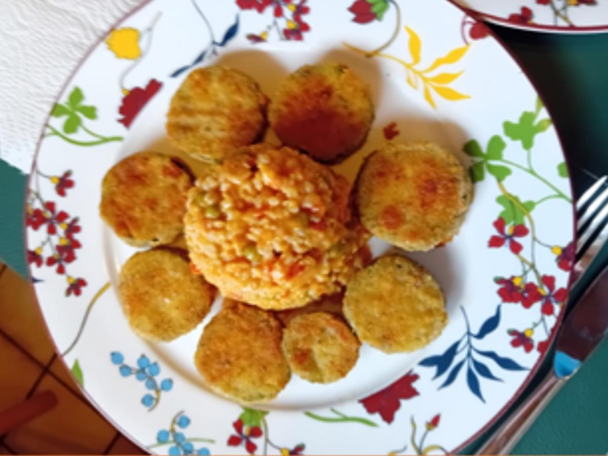 Zucchini-Schnitzelchen mit Djuvec-Reis - Rezept - Bild Nr. 17528
