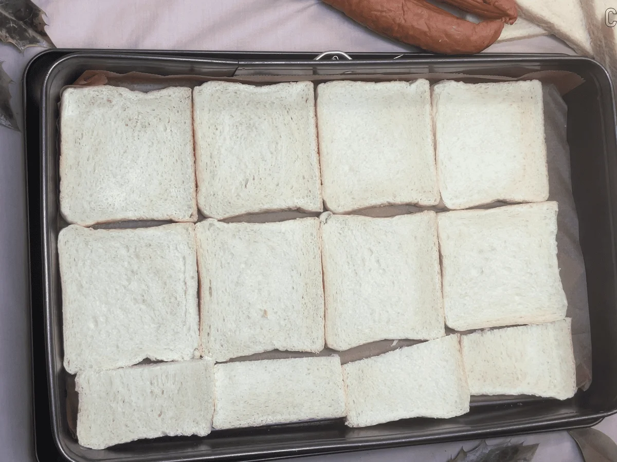 Rezept: Pizza aus Toastbrot mit Wurst Bild Nr. 17516 Pizza aus Toastbrot mit Wurst - Rezept - Bild Nr. 17516