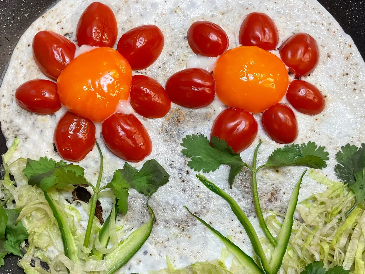 Spiegelei Blume???? - Rezept - Bild Nr. 17515