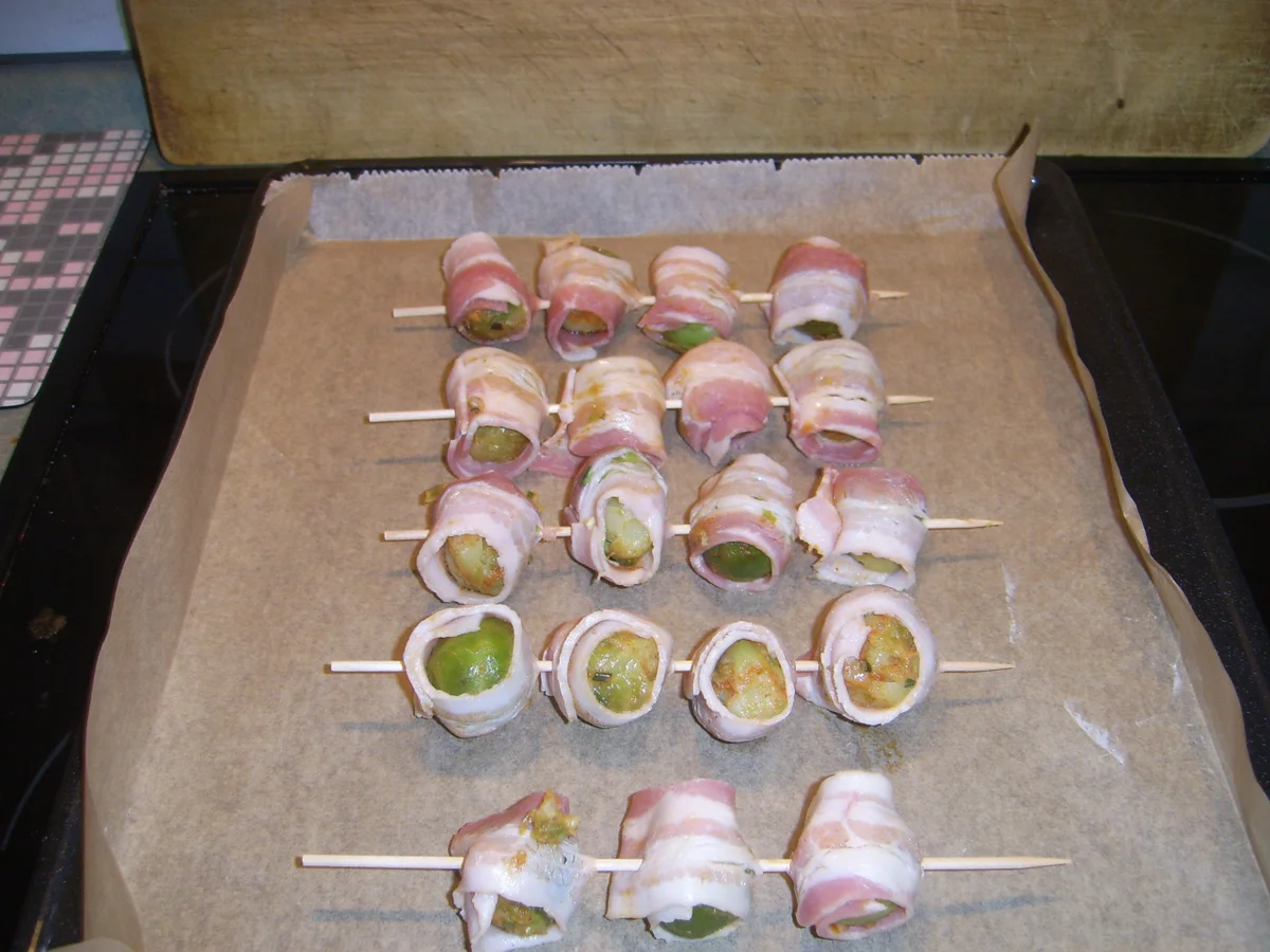 Rosenkohl-Spieße - Rezept - Bild Nr. 17522