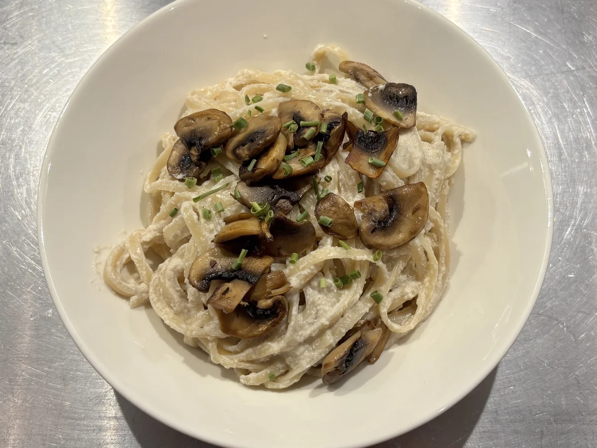 Rezept: Vegane Cashew-Sahne Pasta Bild Nr. 17515 Vegane Cashew-Sahne Pasta - Rezept - Bild Nr. 17515