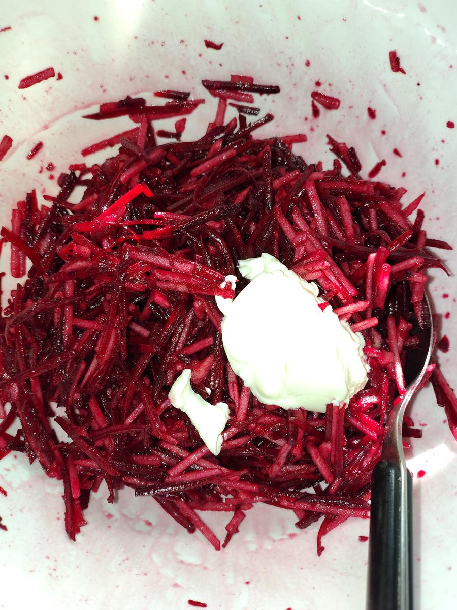 Rote Bete Salat mit Apfel - Rezept - Bild Nr. 17523