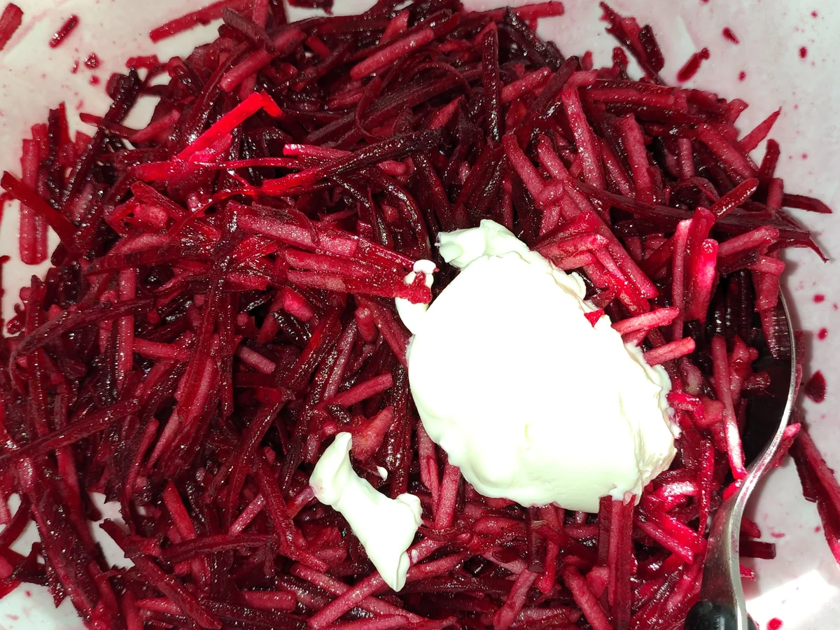 Rote Bete Salat mit Apfel - Rezept - Bild Nr. 17523