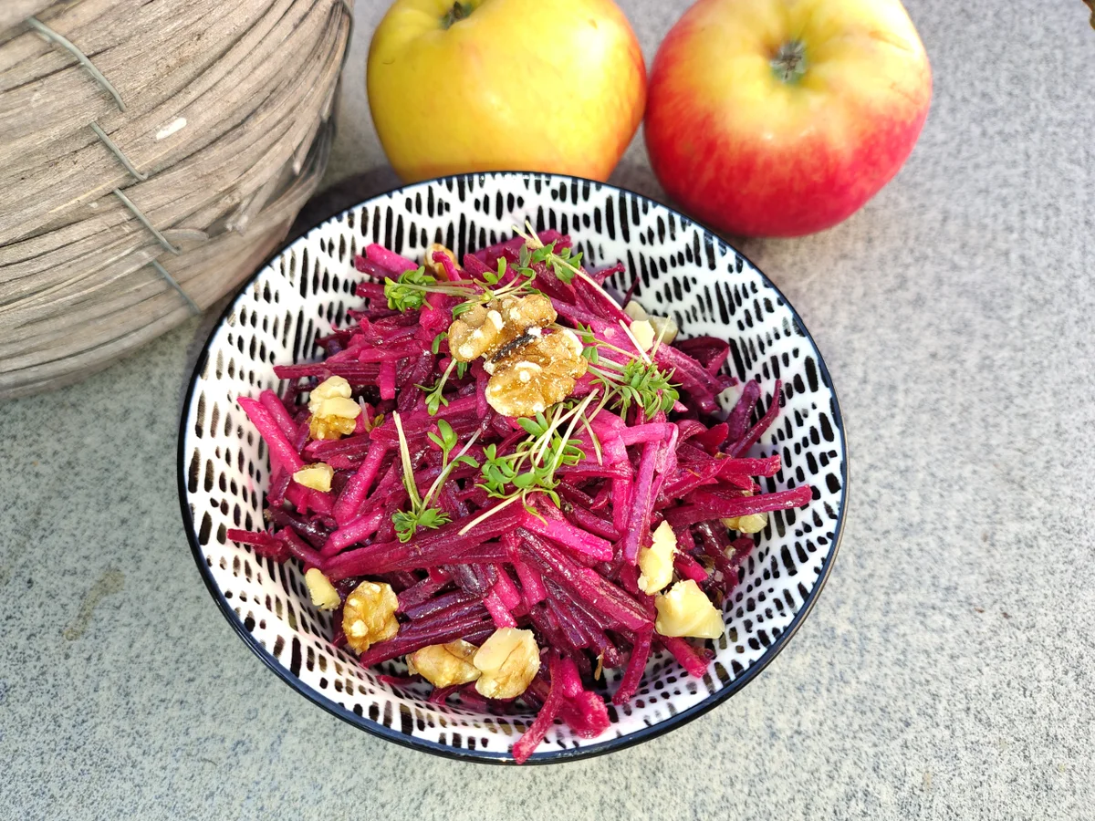 Rote Bete Salat mit Apfel - Rezept - Bild Nr. 17524