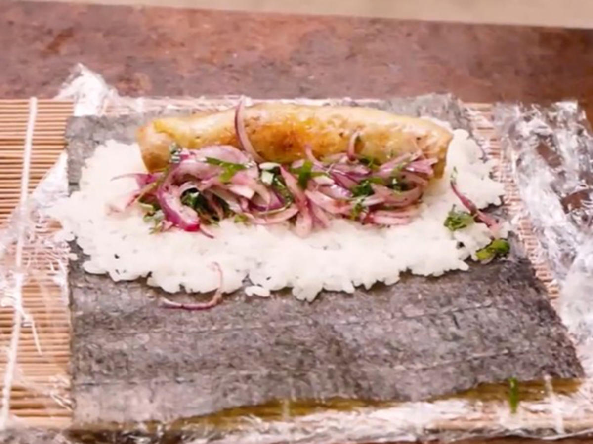 Döner Kimbap Rolle - Rezept - Bild Nr. 4