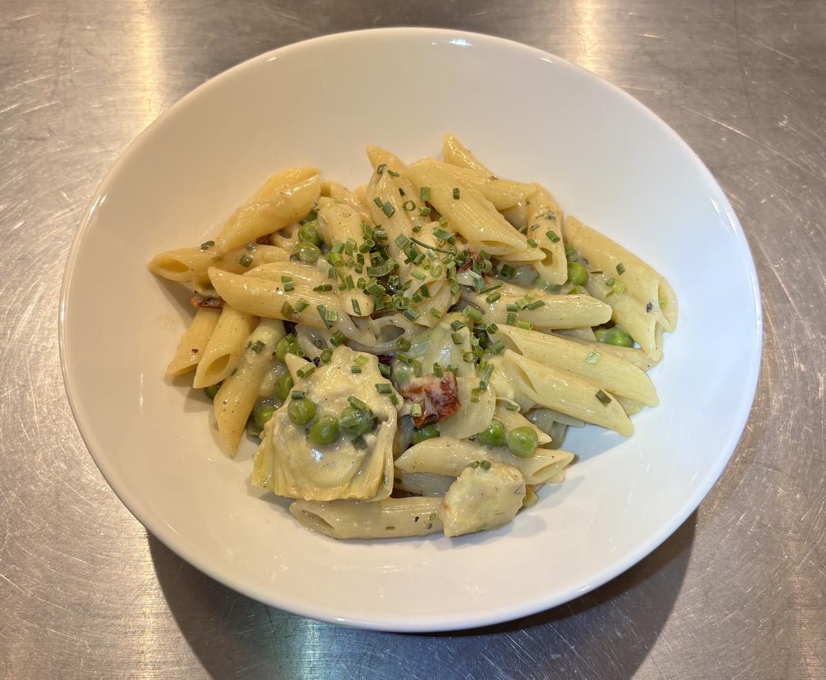 Vegane Artischocken & Erbsen Pasta - Rezept - Bild Nr. 17517