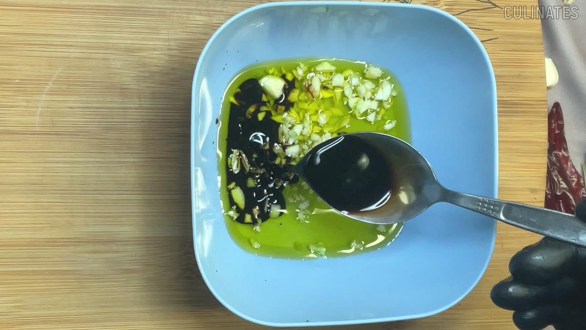 Honig-Knoblauch-Lachs mit Reisnudeln - Rezept - Bild Nr. 17520