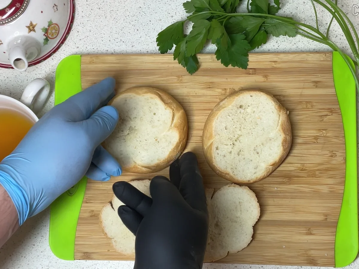 Brötchen mit Hüttenkäse und Ei! - Rezept - Bild Nr. 17519