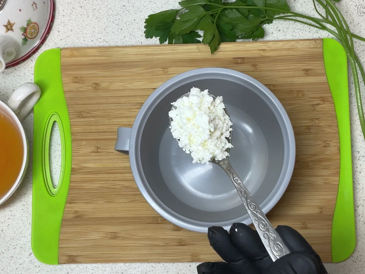 Brötchen mit Hüttenkäse und Ei! - Rezept - Bild Nr. 17520