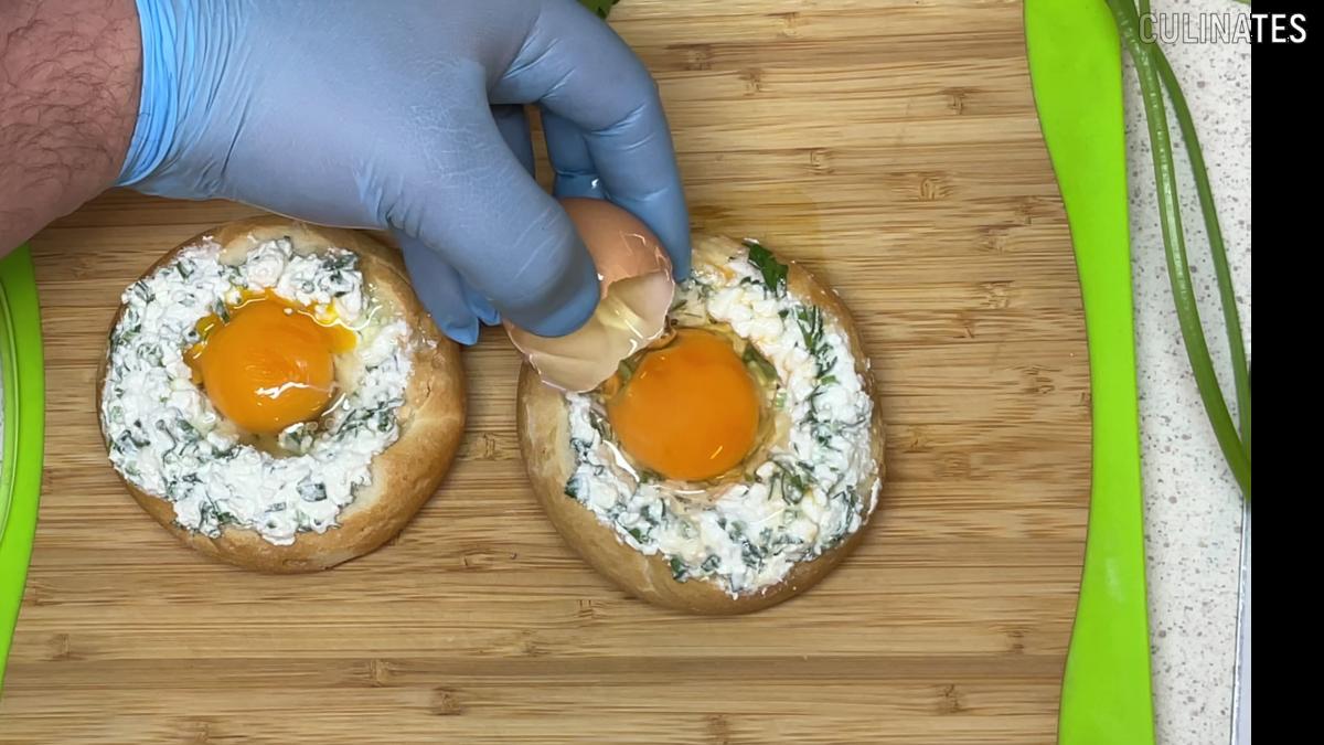 Brötchen mit Hüttenkäse und Ei! - Rezept - Bild Nr. 17523