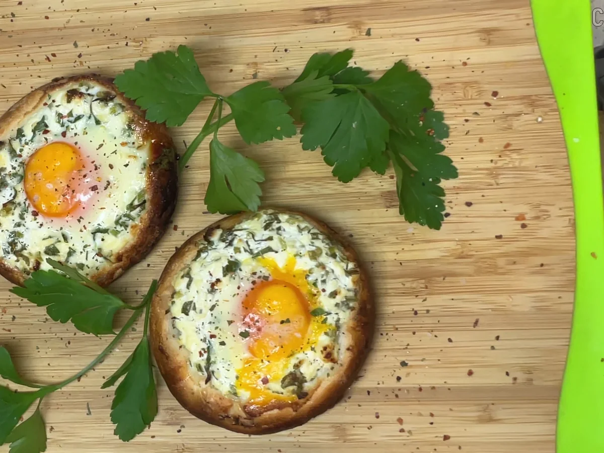 Brötchen mit Hüttenkäse und Ei! - Rezept - Bild Nr. 17524