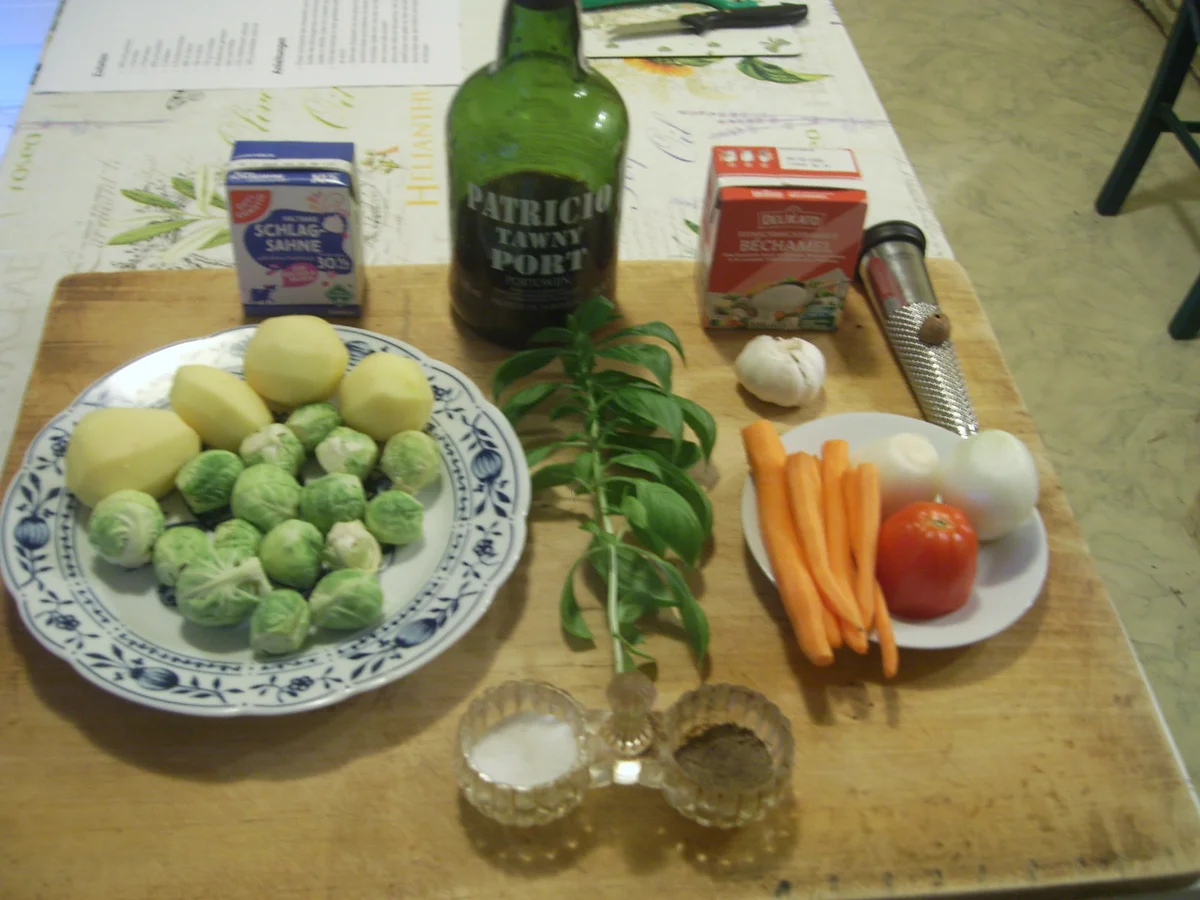 Rosenkohl-Bierschinken-Auflauf - Rezept - Bild Nr. 17517